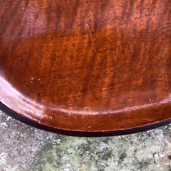 Vintage Taverneau Hand Crafted Wood Platter Tray - Picture 8 of 10